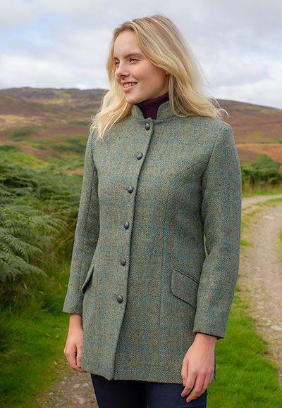 Classical Style Alan Paine Women's Combrook Waterproof Tweed Jacket ...